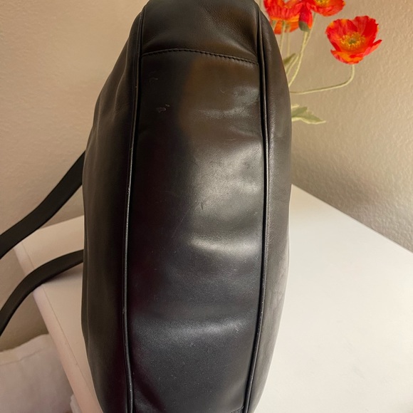 💯 Authentic Gucci Leather Hobo Bag With Strap, Black - Picture 3 of 10